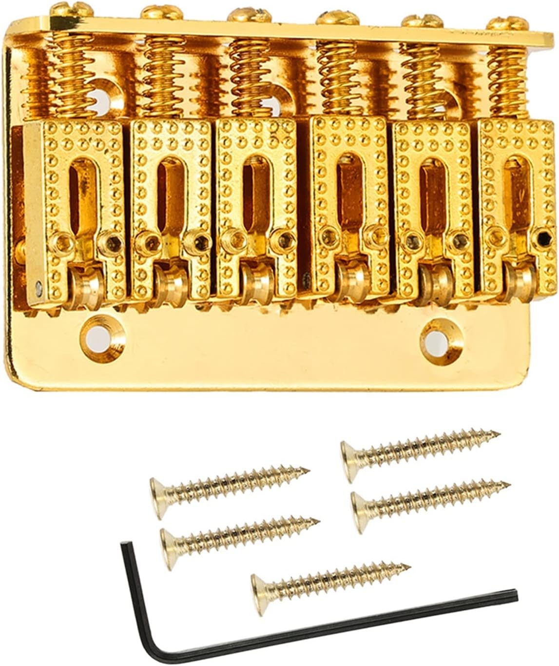 Metal Guitar Bridge Saddle Tailpiece Top Load Bridge