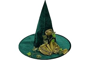 Bewitching Emerald Witch Hat