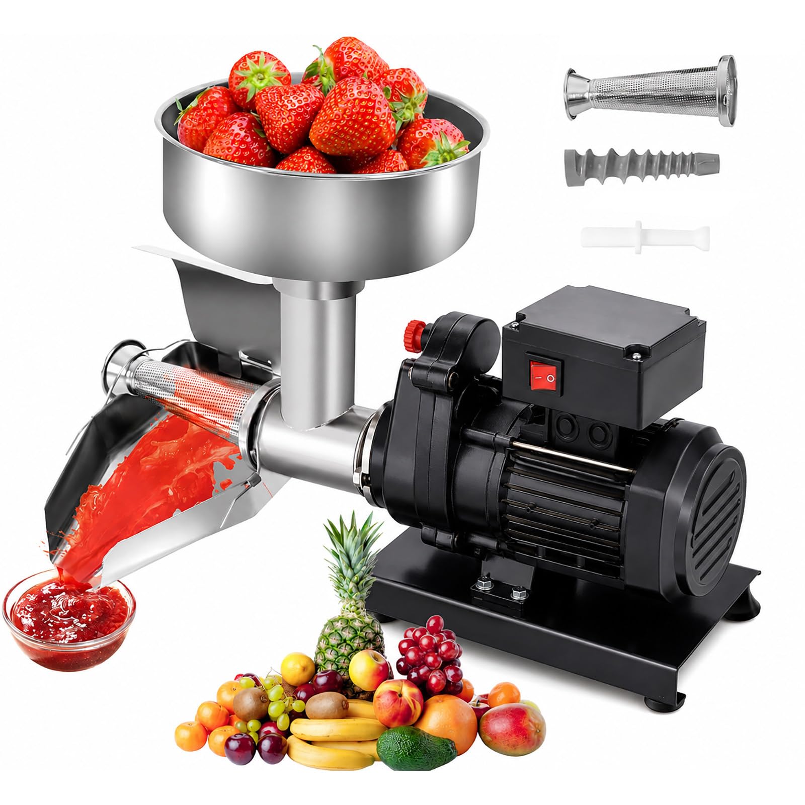 Elektrisches Passiergerät, 450 W, für Tomaten und Beeren