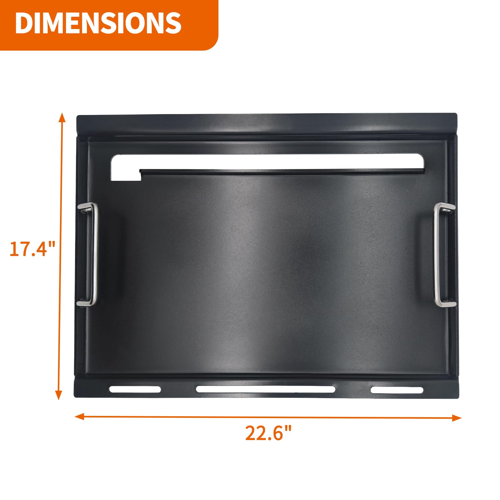STCNADCR Grill Flat Top Griddle Inserts Replacement Parts for Weber Spirit E-310 E-320 S-310 S-320 Spirit II E-310 S-310 E-320 S-320 Series,6787 Replace Full Size