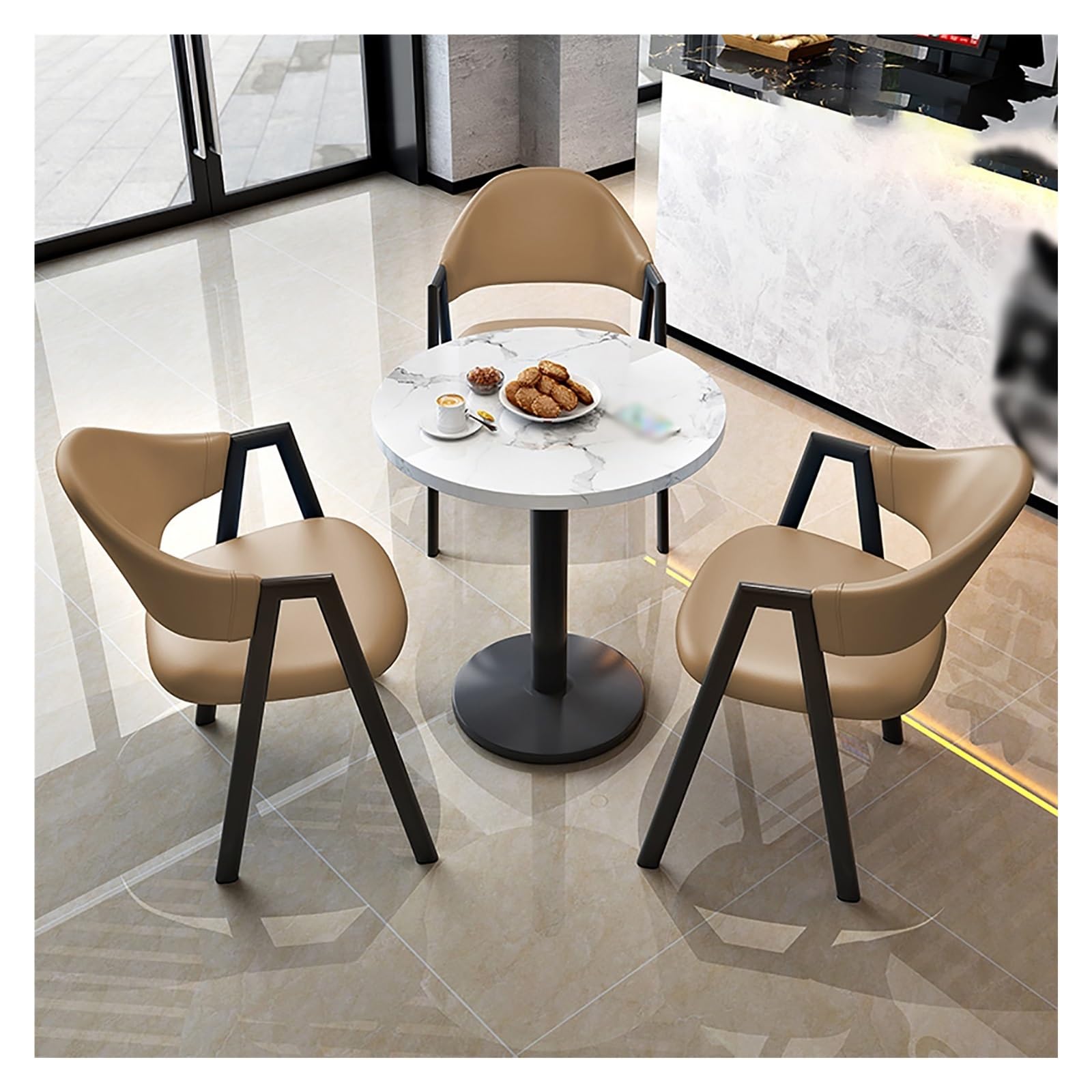 Tavolo Da Giardino Set Da Pranzo 3 Pezzi Con Bancone Bar Con Ripiani E 2 Sedie Alte Con Schienale Grigio Chiaro Penisola Cucina