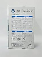 Vista 4 de Teléfono AT&T CINGULAR FLIP 4 SMARTFLIP IV U102AA 4G para AT&T