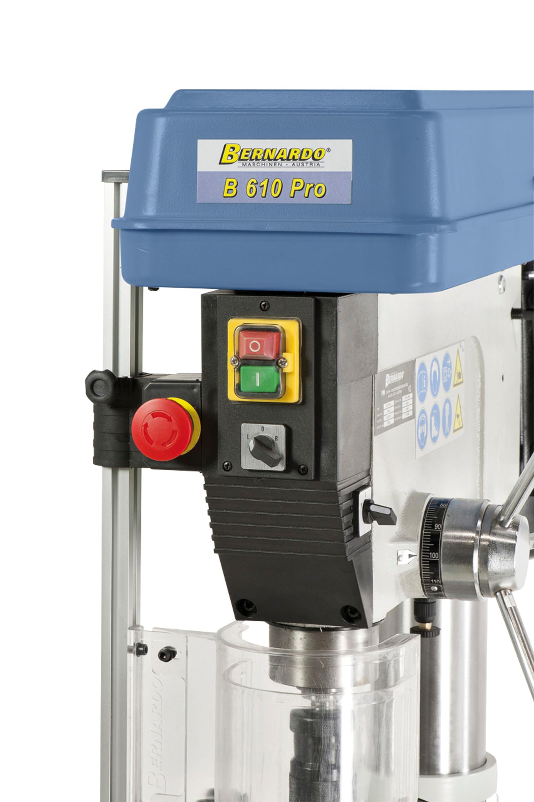 B 610 Pro Säulenbohrmaschinen mit Keilriemenantrieb 01-1113 BERNARDO
