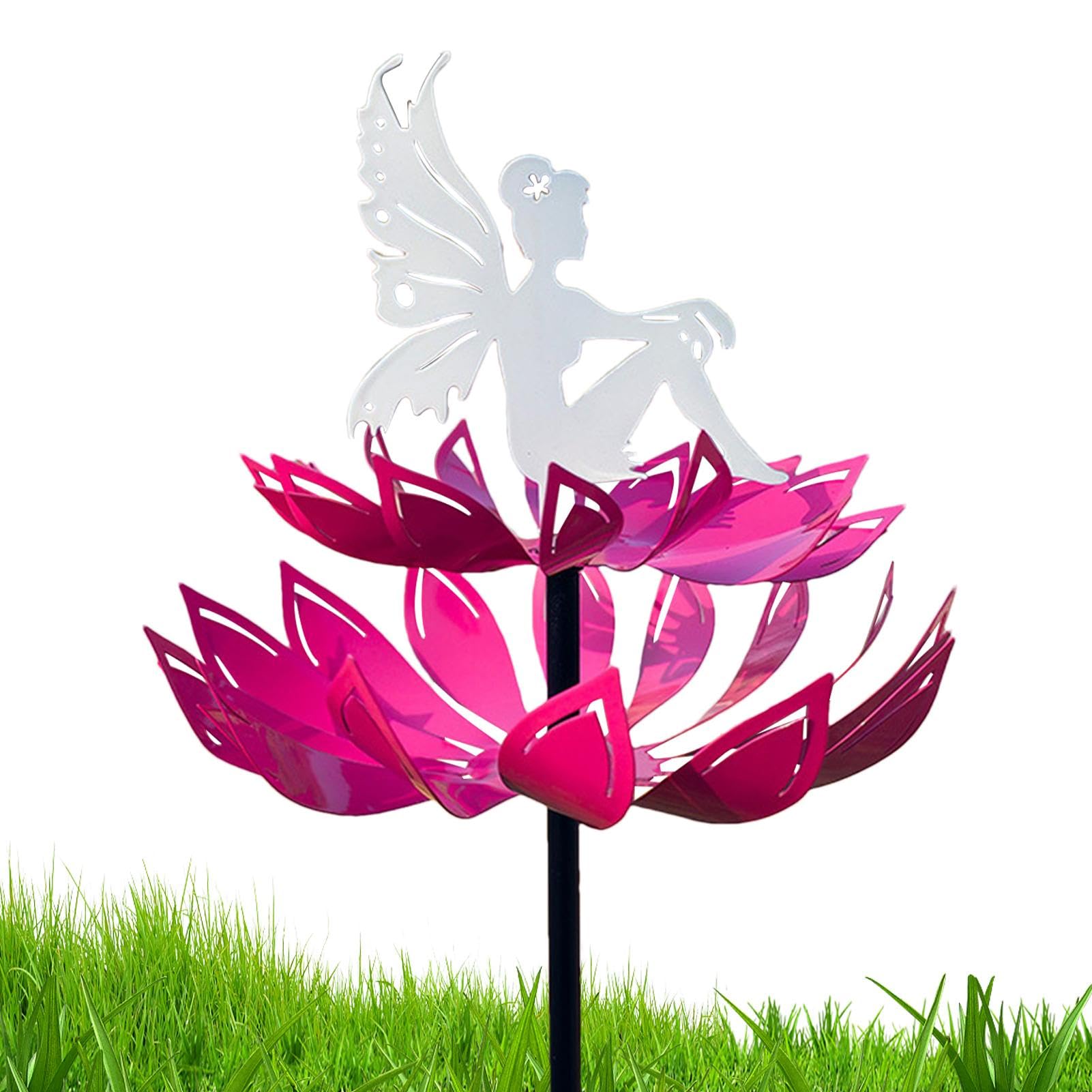 Wind Mill for Yard and Garden | Fairy Yard Wind Spinners Garden Decoration - Novelty Garden Spinners Metal Outdoor Windmill for Front Door Sidewalk Scenic Area