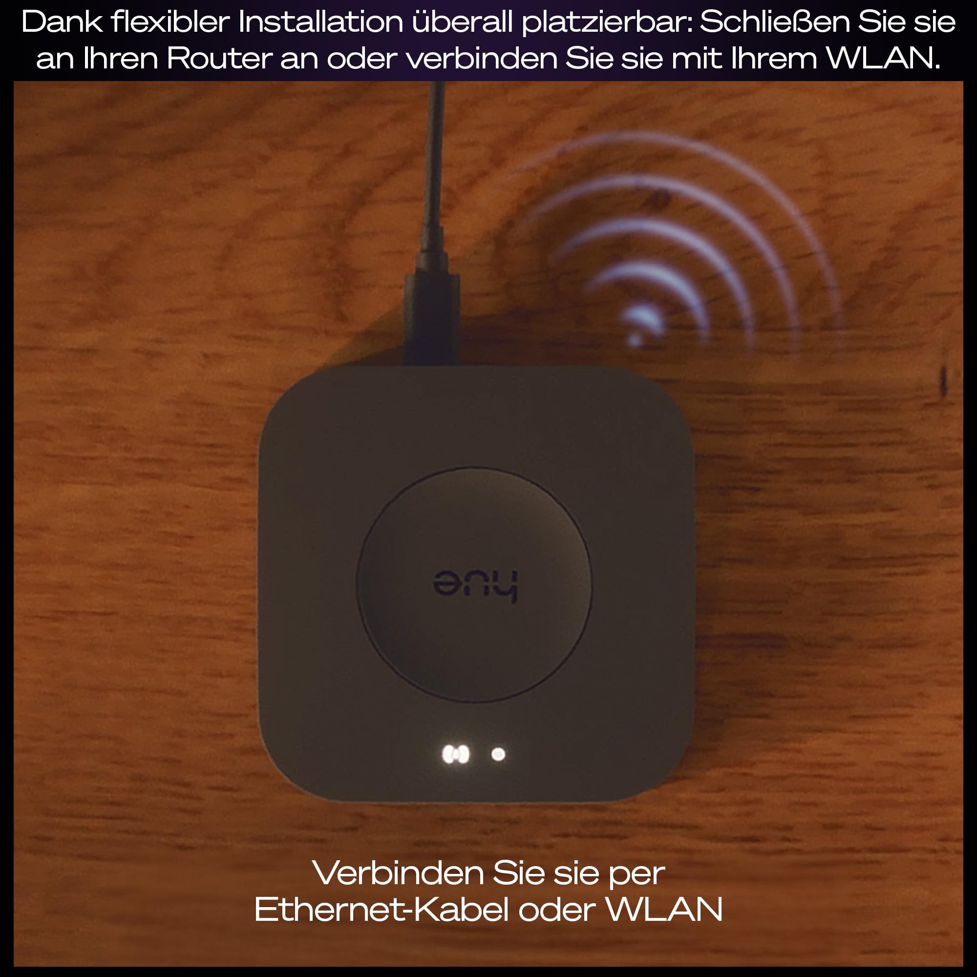 Philips Hue Bridge Pro Smart Home Hub Kabellos Lichtsteuerung 150+ Lampen 50+ Zubehörteile Apple Home Alexa Google Assistant Samsung SmartThings