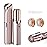 Women Facial Hair Removal Device Battery Operated with 2 Replacement Heads,Ladies Face Shaver for Peach Fuzz Upper Lip,Chin,Facial Hair Removal for Women
