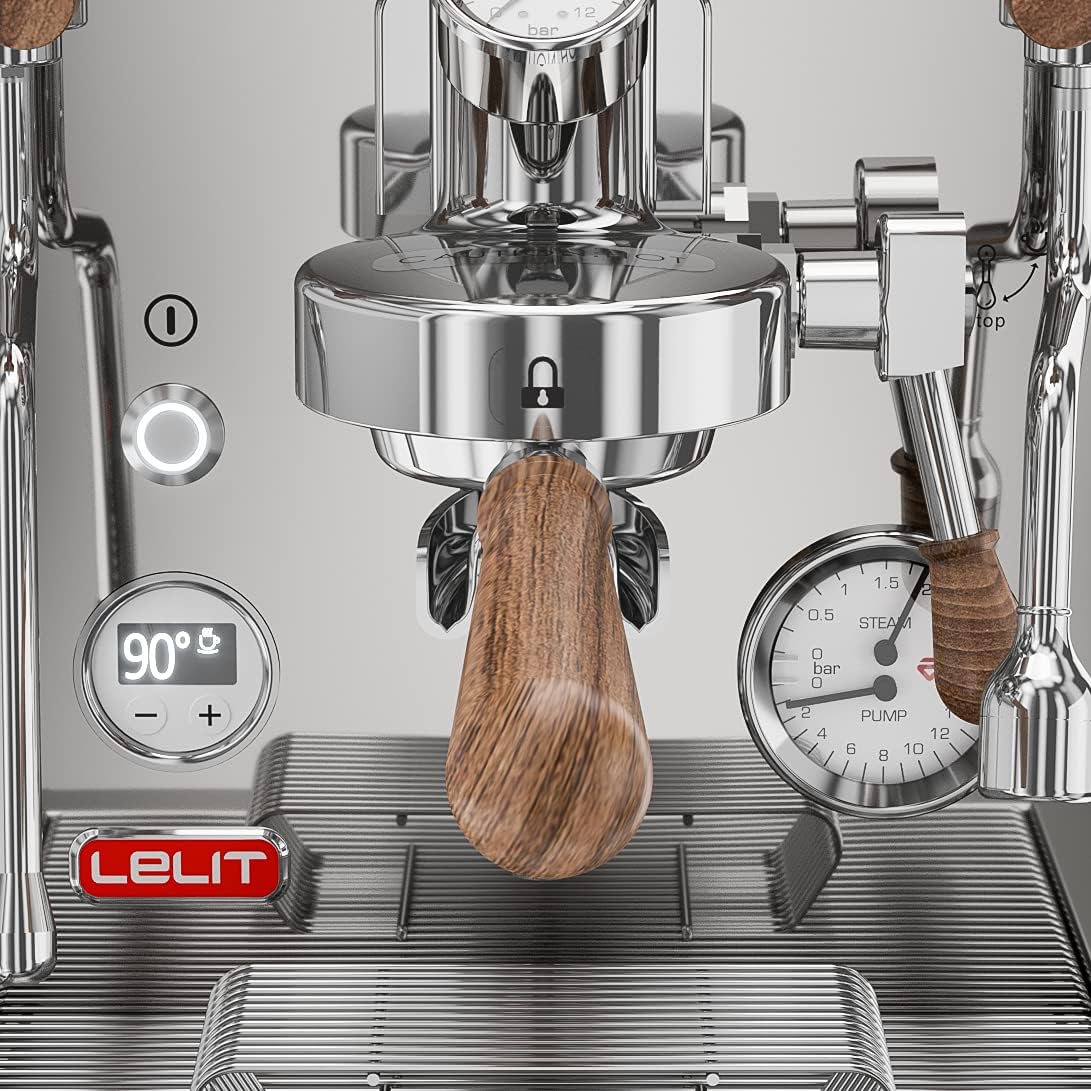 LELIT Bianca PL162T, Macchina da caffè prosumer con gruppo L58E e paddle, dual boiler e LCC per gestire tutti i parametri LELIT Bianca PL162T, Macchina da caffè prosumer con gruppo L58E e paddle, dual boiler e LCC per gestire tutti i parametri