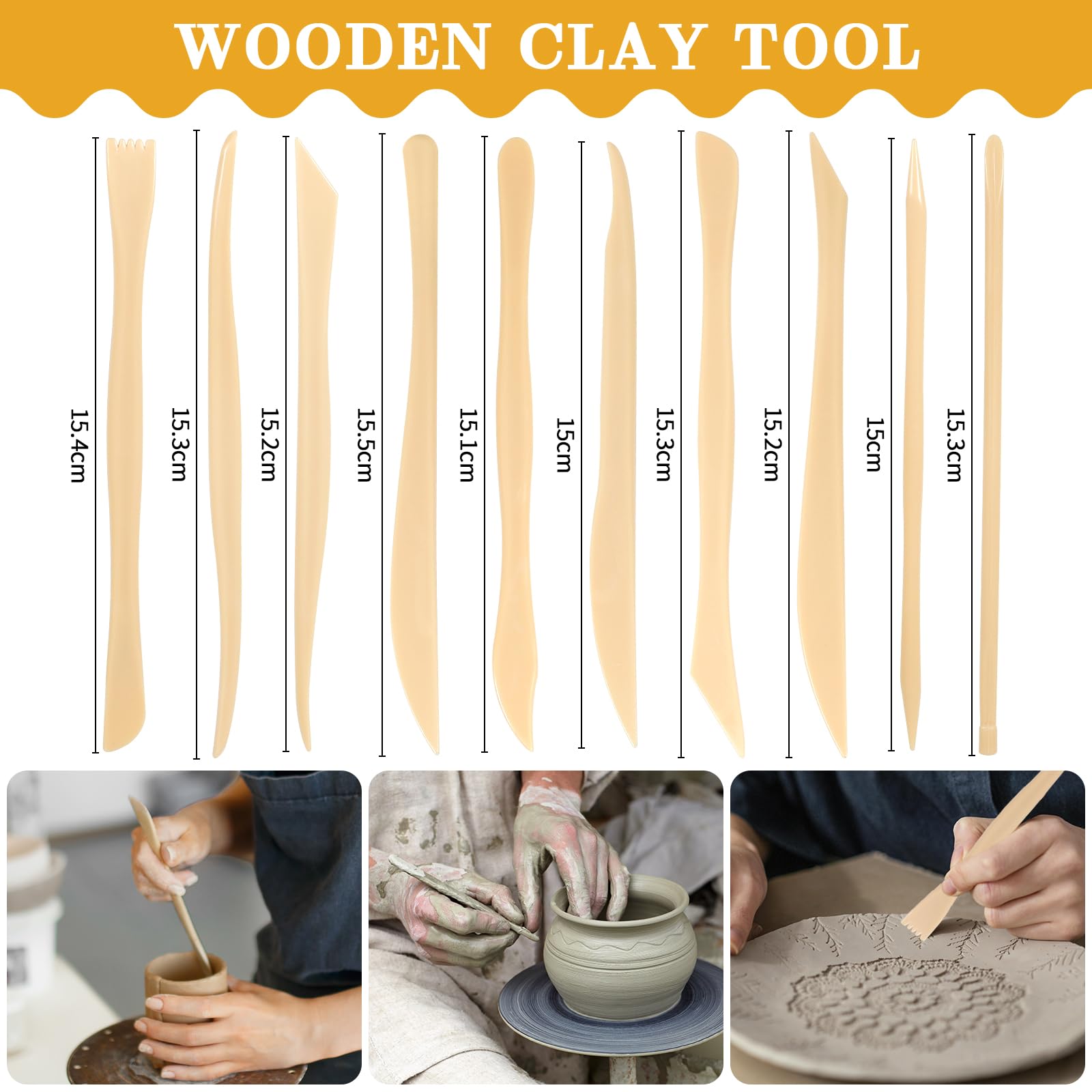 Kit 55 Pezzi Per Modellazione - Utensili Scultura Argilla Per Ceramica E Artigianato