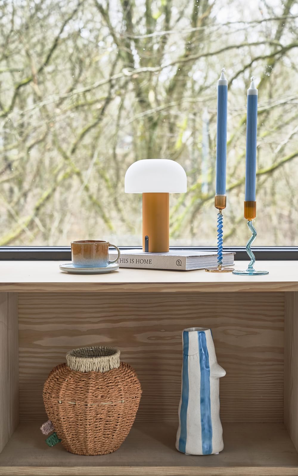 Villa Collection Styles LED Lampe Dia 15 x 22,5 cm Amber