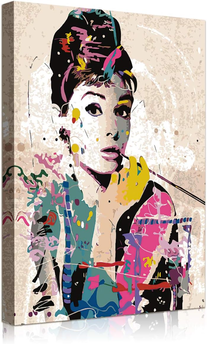 アートパネル　オードリーヘップバーン　アート　絵画　ポスター　壁掛け　額縁　額絵 Amazon.co.jp: アートパネル オードリー・ヘップバーン ピンク 壁掛け