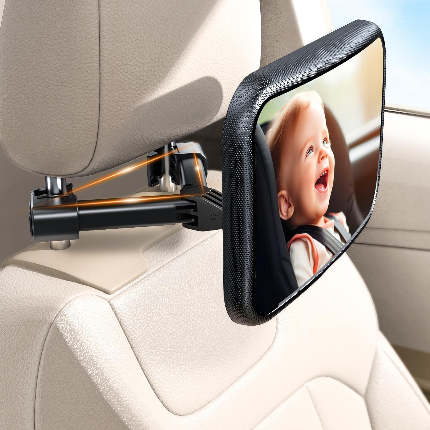 Anatec Baby Car Mirror with Hook Clip