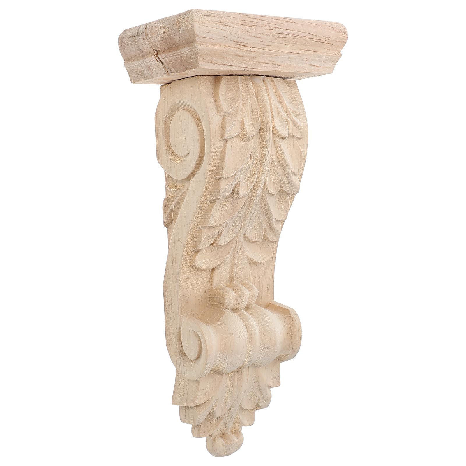 Ornement d'angle en bois naturel Healeved décor de meuble et salon classique
