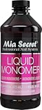 16 oz Mia Secret Liquid Monomer - Professional Acrylic Nail Liquid for Acrylic Powder - EMA monomer