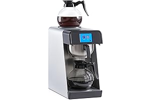 12-Cup Commercial Drip Coffee Maker with Direct Water Line