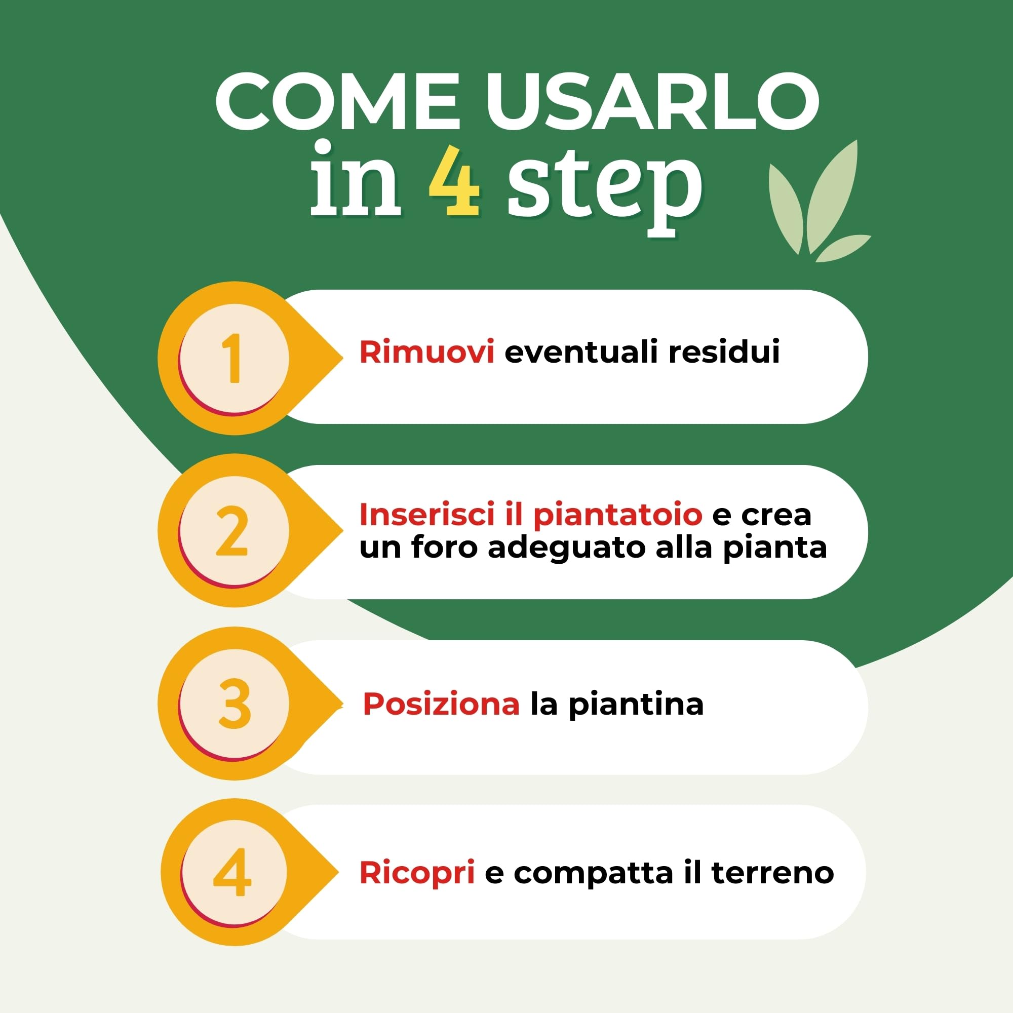 Albagarden - Piantatore Per Orto In Legno Naturale - Foraterra O Trapiantatore Manuale Per Piantine - Resistente E Leggero Utile Per Attrezzi Da Giardino E Giardinaggio - 44 x 13 x 3 cm