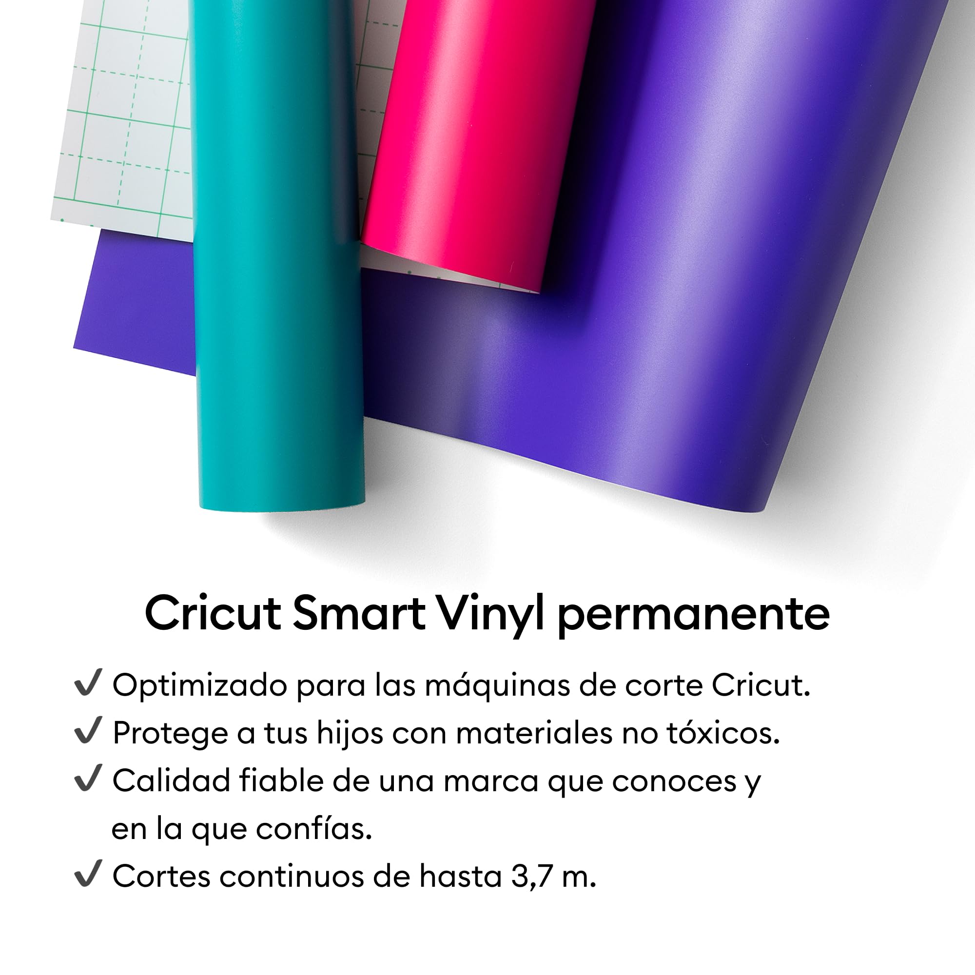 Cricut Smart Vinyl Permanente 33x91cm 1 Hoja (Mat Champagne)