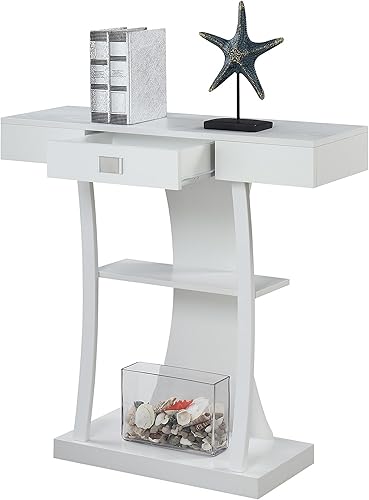 Miniatura 27 de Convenience Concepts 111960CGY Gris-Carbón,Negro -,Espresso,Blanco,Mármol sintético blanco/base