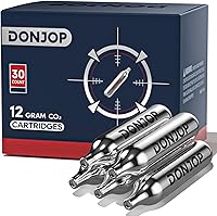 Vista 1 de Cartuchos de CO2 12G sin rosca, cartuchos de CO2 pistola BB, pistola BB de CO2, pistola de CO2 Airsoft y marcadores de paintball C02, ajuste cómodo