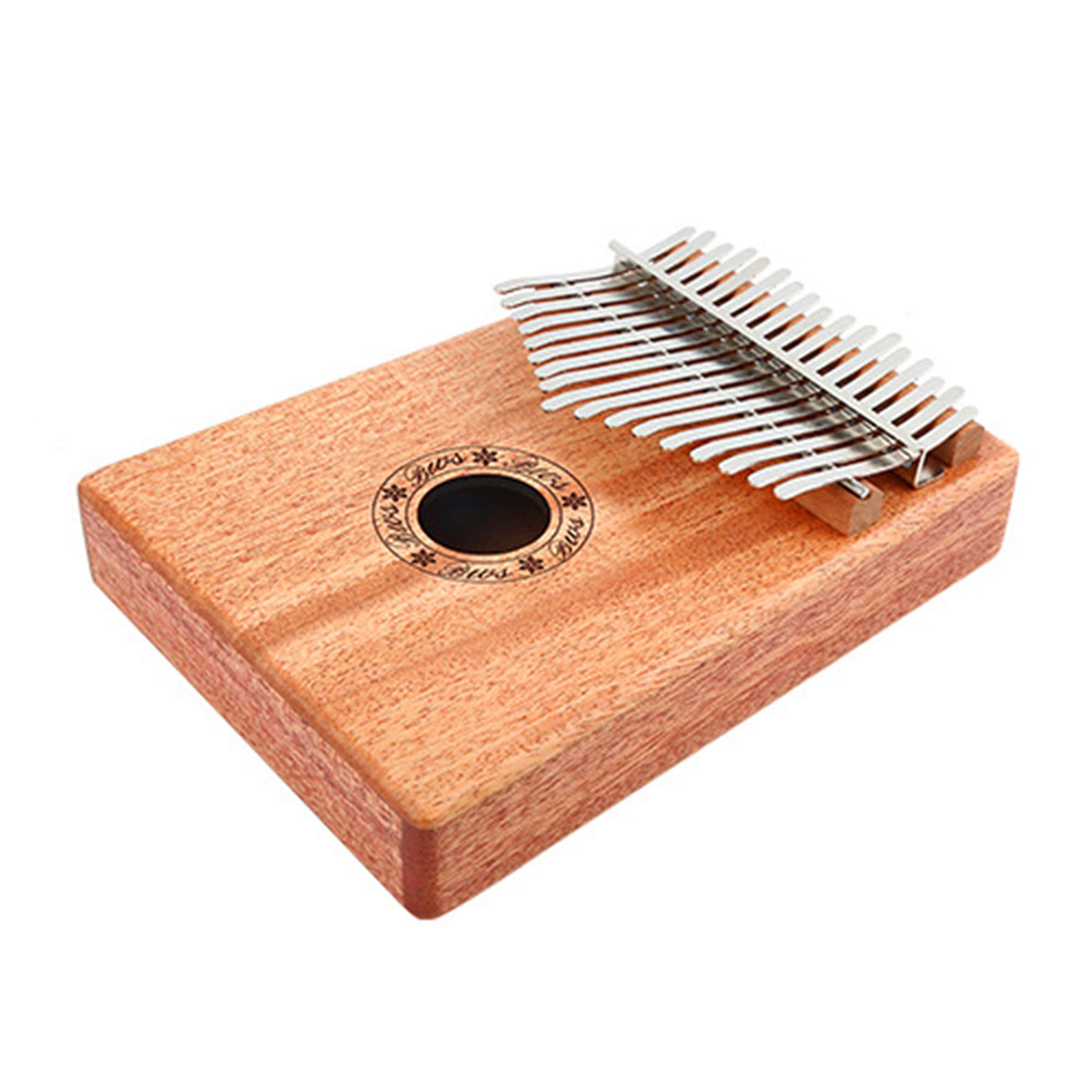 Piano à Pouce Kalimba 17 Touches Instruments de Musique de Corps de Mbira en Bois de Haute Qualité avec Le Livre d'apprentissage Kalimba Piano