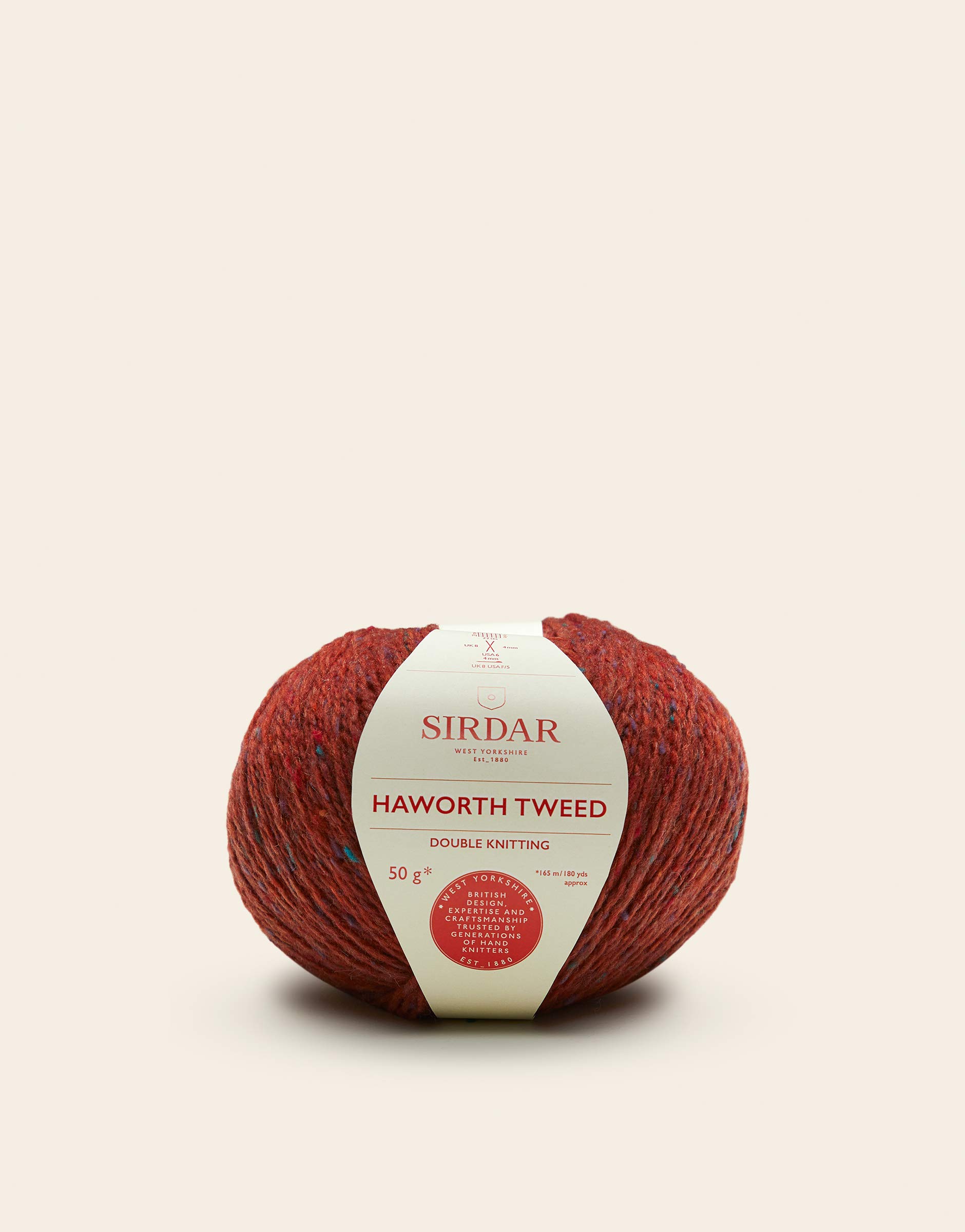 SirdarHaworth Tweed DK, Ryedale Russet (907), 50g