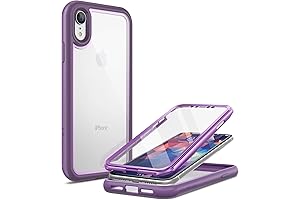 sanzhu tech Aegis Series for iPhone XR Case - with Built-in Screen...