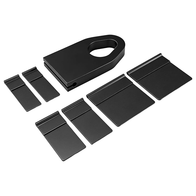 Kit de Grampos e Placas para Puxar e Soldar Lataria HUDEX com Gancho, Aço com Revestimento a Pó, 6 peças