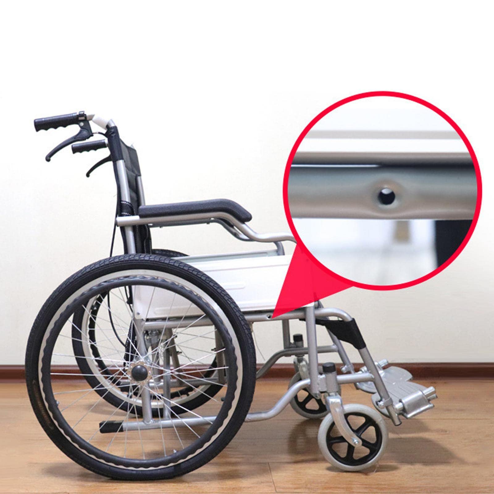 Palancas de freno universales para sillas de ruedas, accesorios manuales, estilo 1
