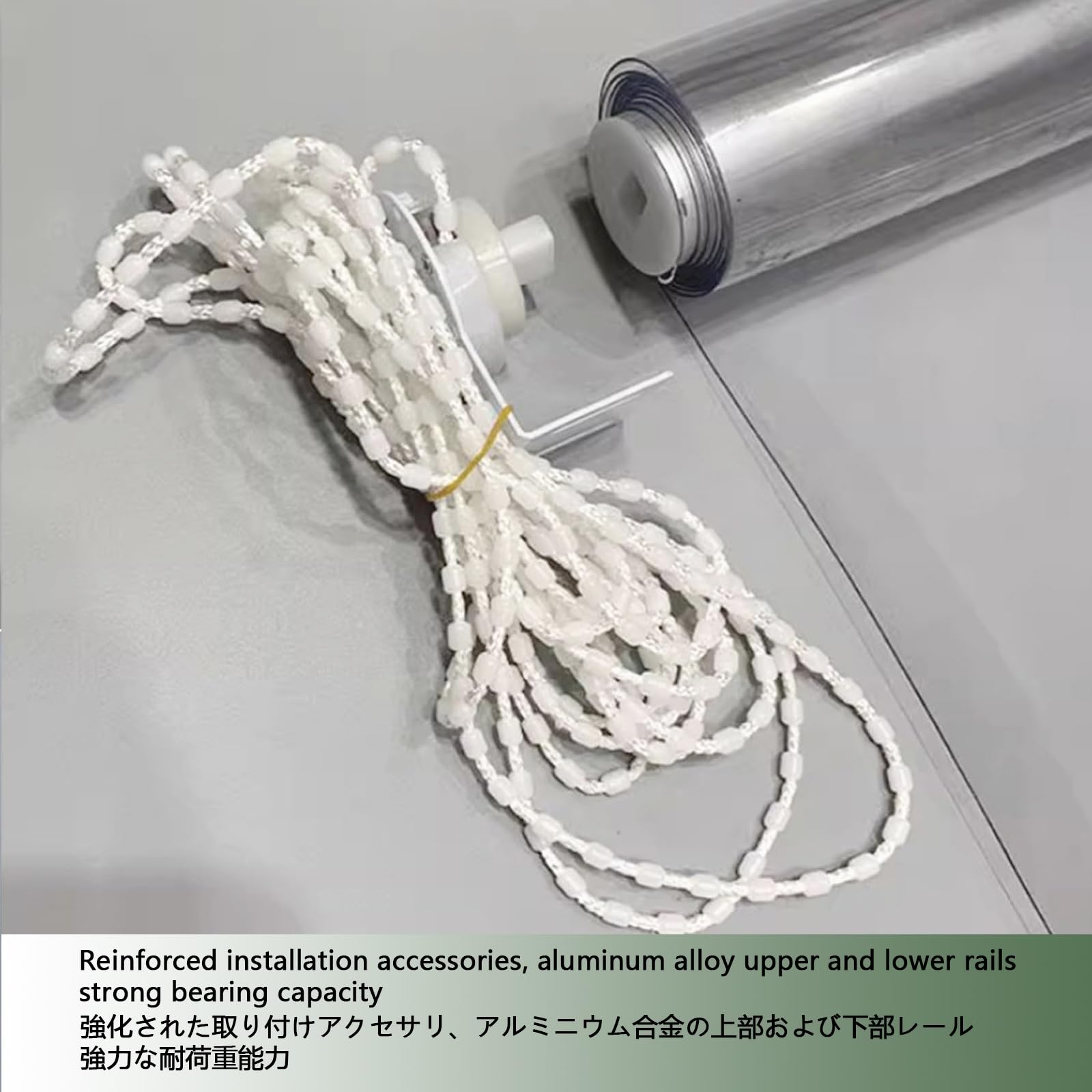 Tapparella Avvolgibile Trasparenti Esterno,tende a rullo for esterno,tapparelle avvolgibili in pvc,Plastica In Pvc Tapparella Avvolgibile Antipolvere,Personalizzabile(W110*H220cm/W43.30*H86.61in)