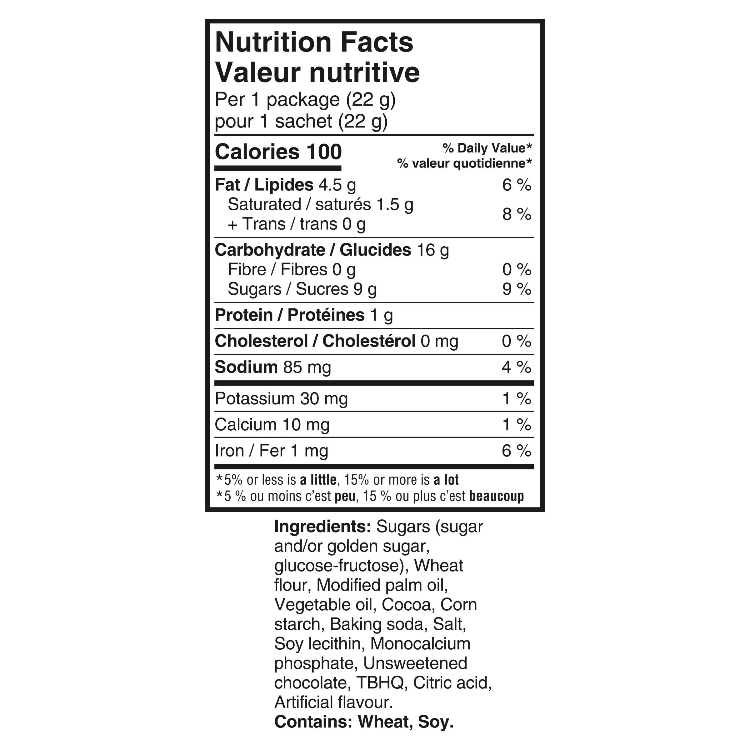 OREO Chocolate Sandwich Cookies, 20 Original Snack Packs (individually wrapped), 40 Cookies, School Snacks, Lunch Snacks, Birthday Party, 440 g - 3