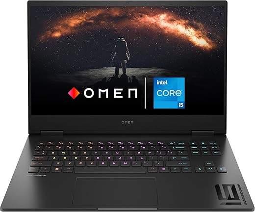 HP OMEN, 13thGen Intel Core i5-13420H, 6GB NVIDIA RTX 4050, 16GB DDR5, 512GB SSD, 144Hz, IPS, 16.1-inch(40.9cm) FHD Gaming laptop, RGB Keyboard,…