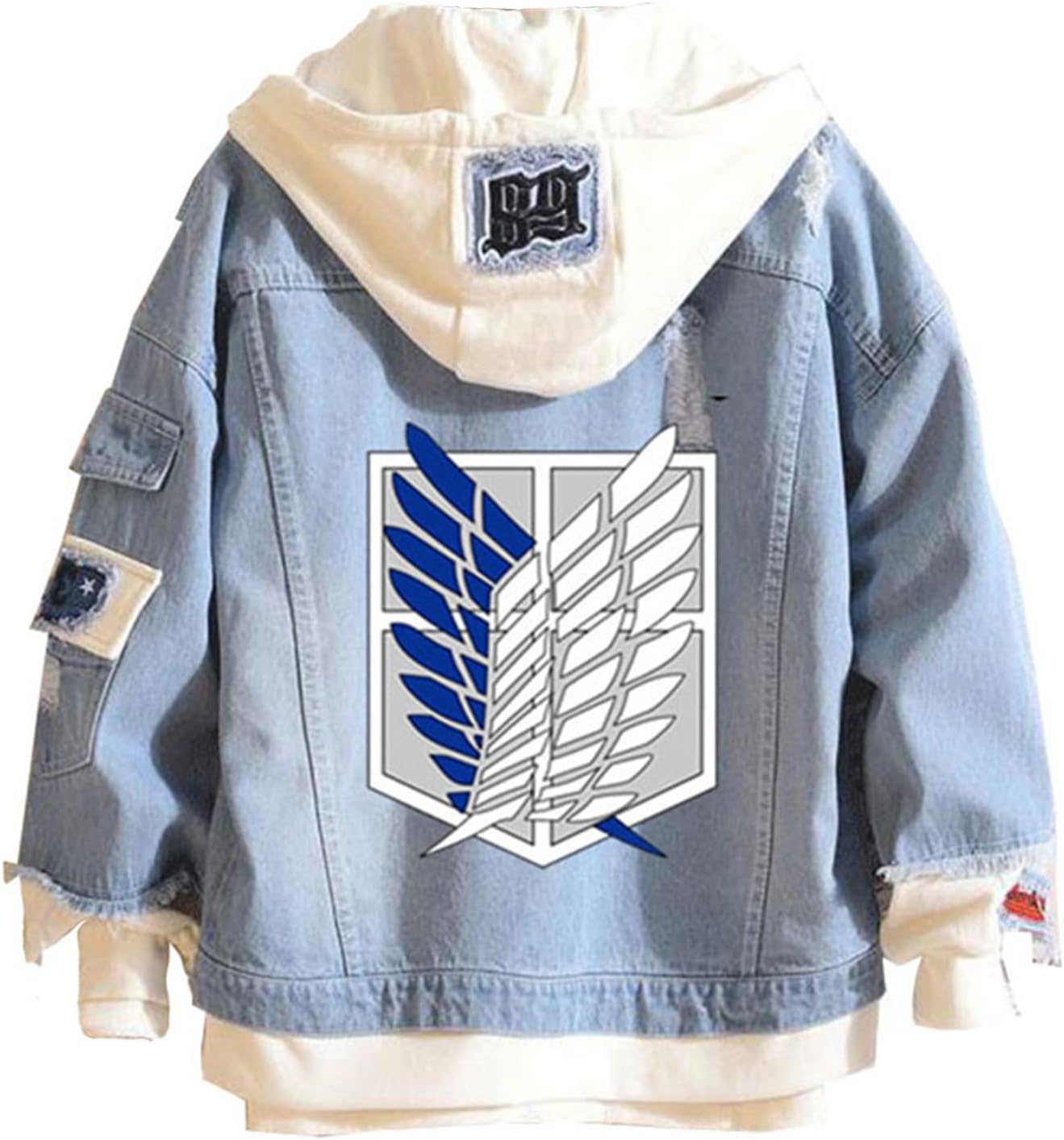 Anime Hoodie Denim Jacket Ripped Jean Jacket Women Martinique Ubuy