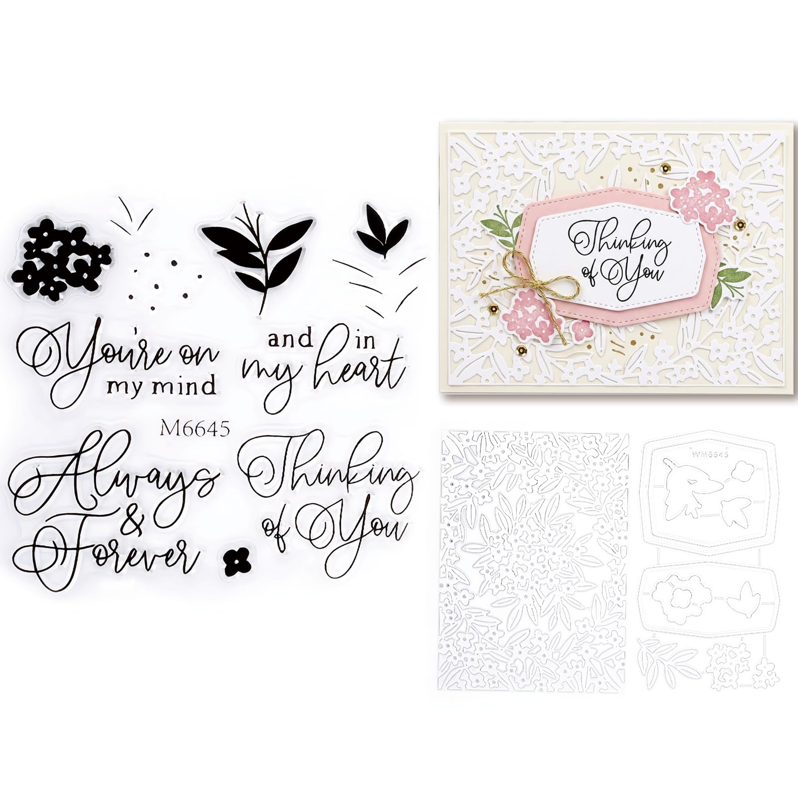 2025-2026 Stamps and Dies for Card Making, Stamps and Dies Set 2025 for Christmas and Halloween, Die Cut DIY Various Festivals Album Scrapbooking Birthdays Greeting Card (6648) — view 11