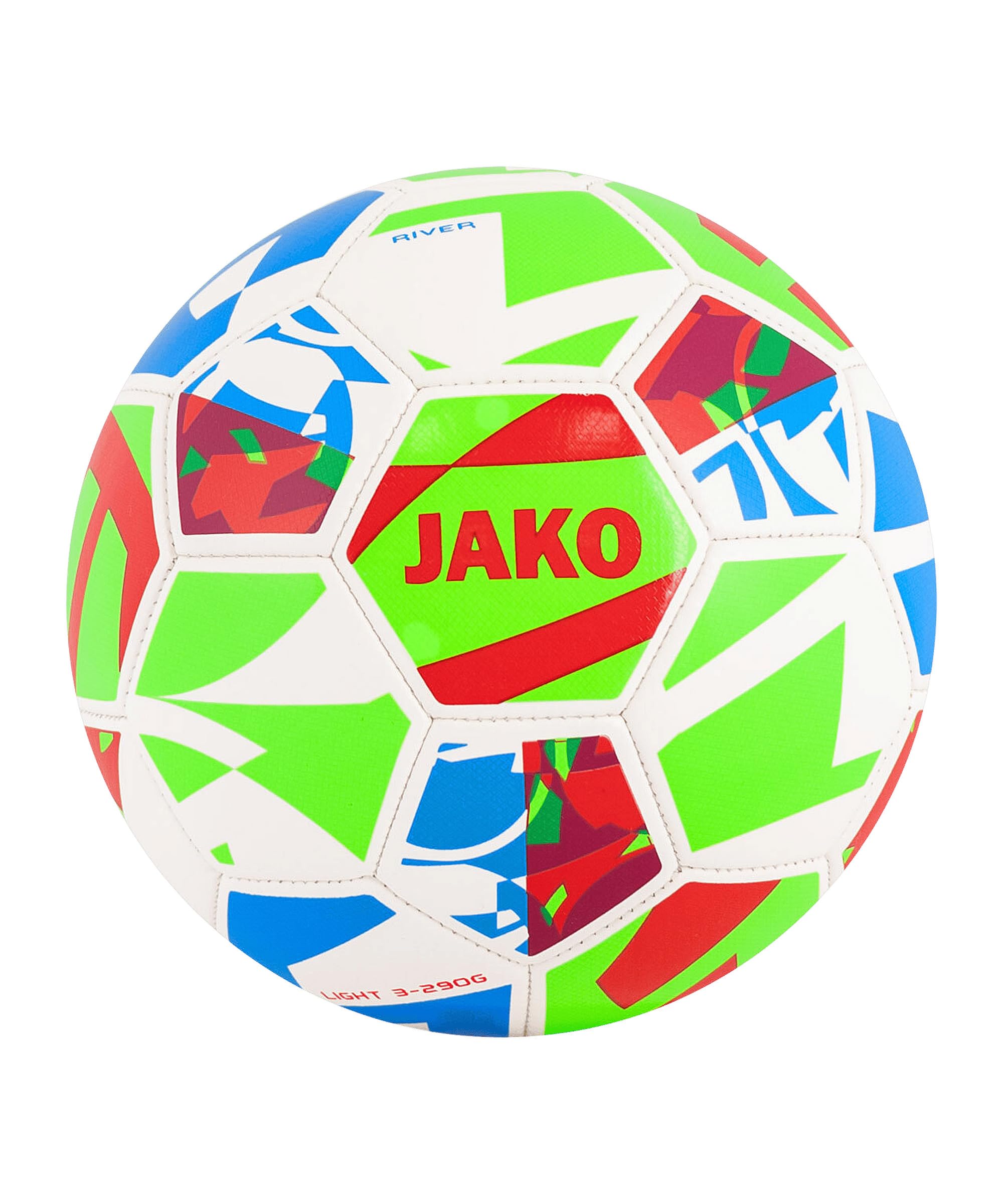 JAKO Lightball River, biały/neonowy zielony/czerwony, 3 (290 g)