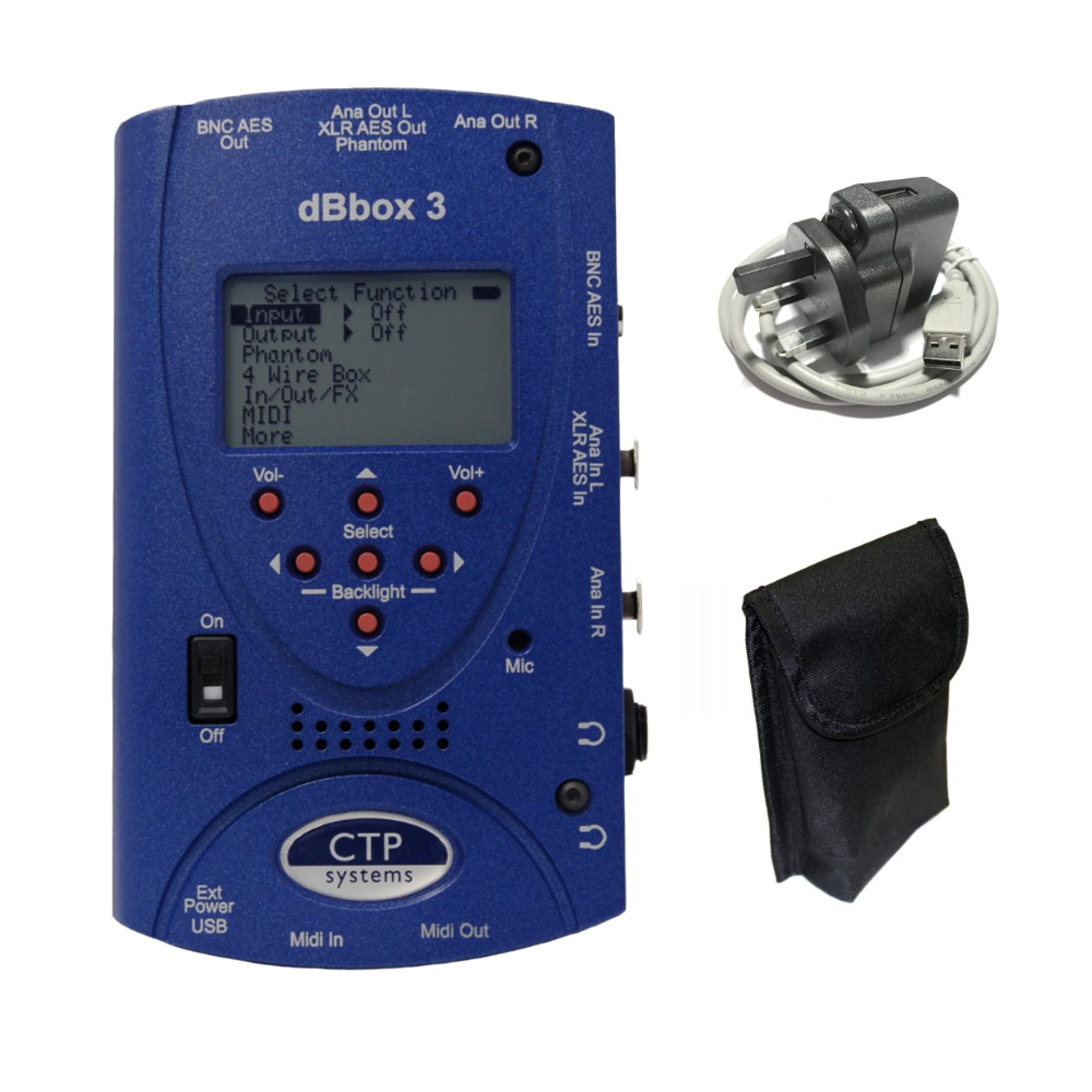 Buy CTP Systems DBBox3 Audio/Midi Testing Device w/Power Supply and