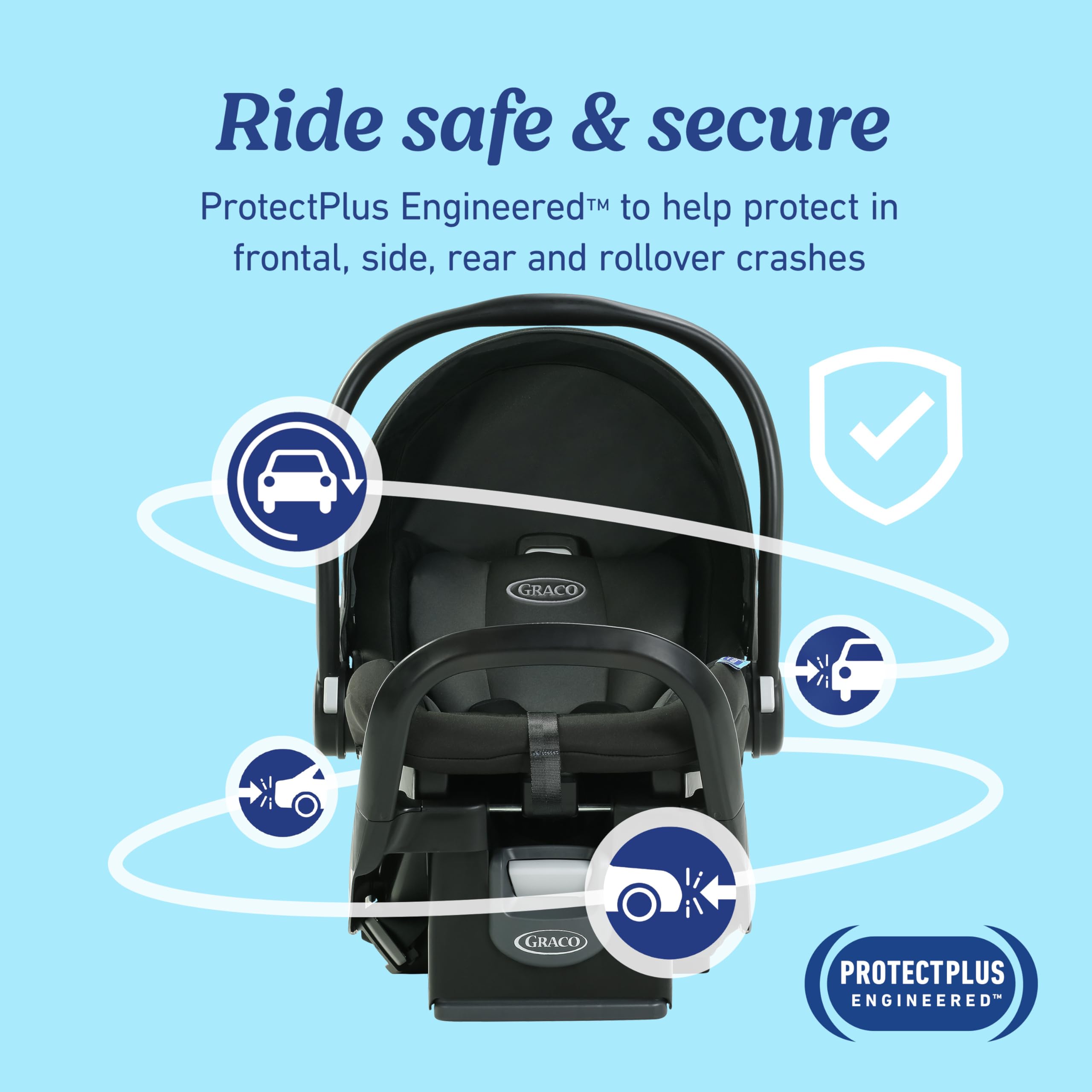 Amazon.com: Graco SnugRide SnugLock 嬰兒汽車安全座椅| 嬰幼兒汽車 