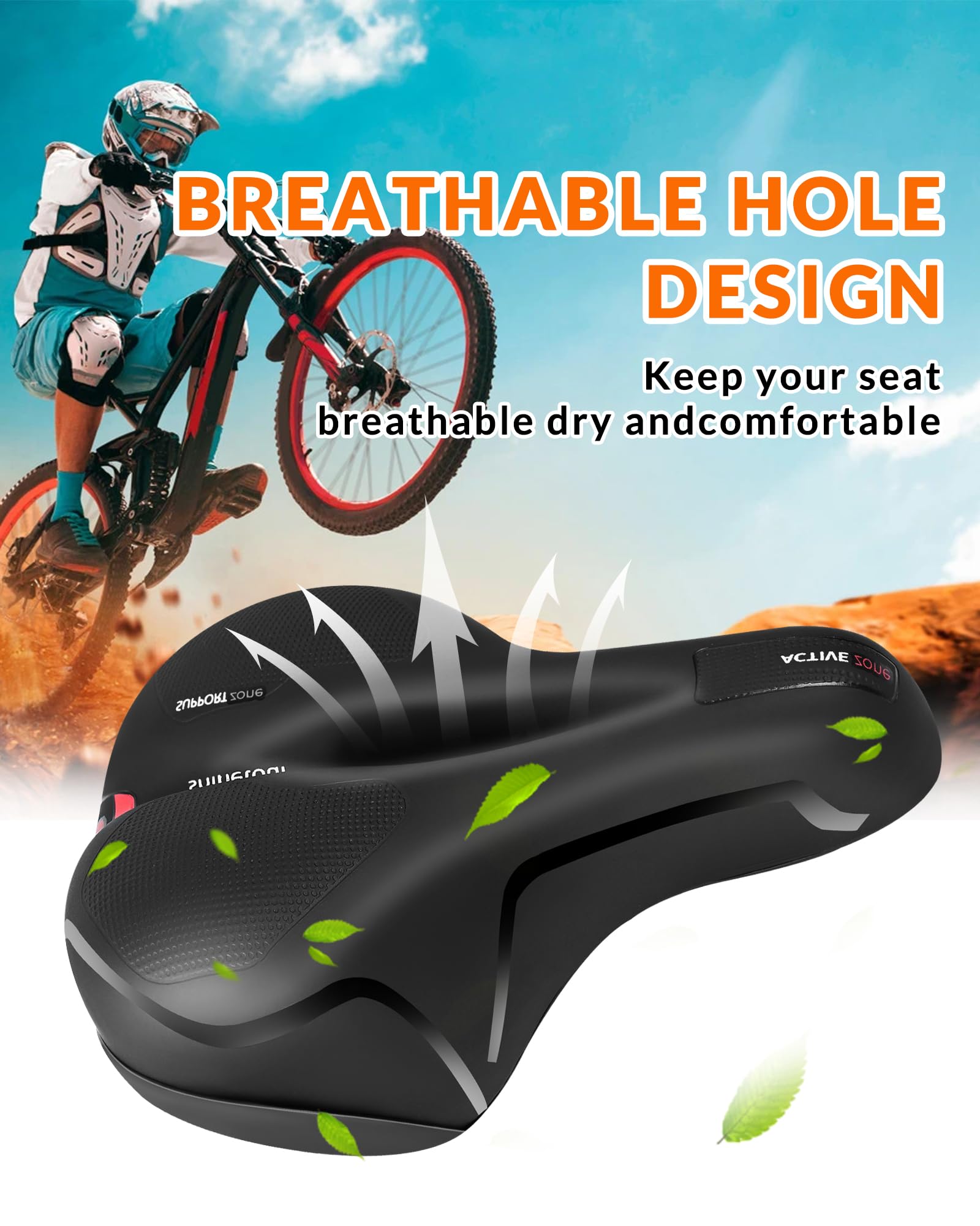 Sella Mafia Bike Sella A Molla Per Sedile In Pelle Per Bicicletta