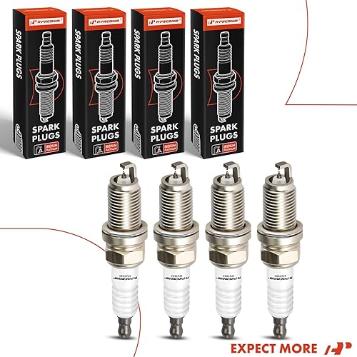 Miniatura 9 de A-Premium Iridium Platinum Bujías compatibles con Honda Civic 2006-2011, S2000 2000-2009 y Acura Integra 2001, CSX 2007-2010, RSX 2002-2006, 1.8L