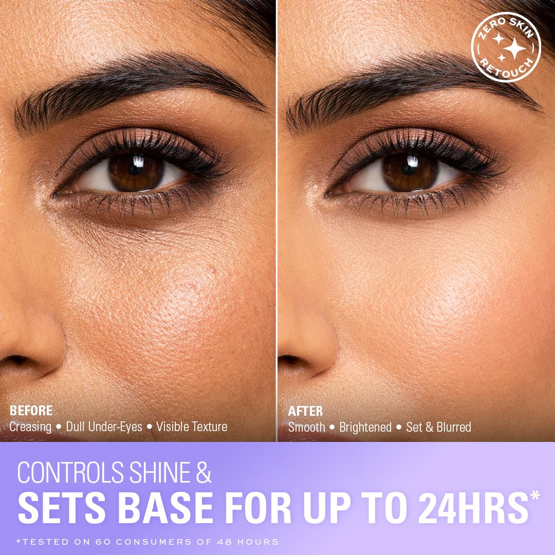 Makeup Revolution Loose Baking Powder Banana | Brightening Yellow Setting Powder for Indian Skin | Long-Lasting Oil-Free Matte Finish | Crease-Free & Flashback-Free Formula | 10g 3