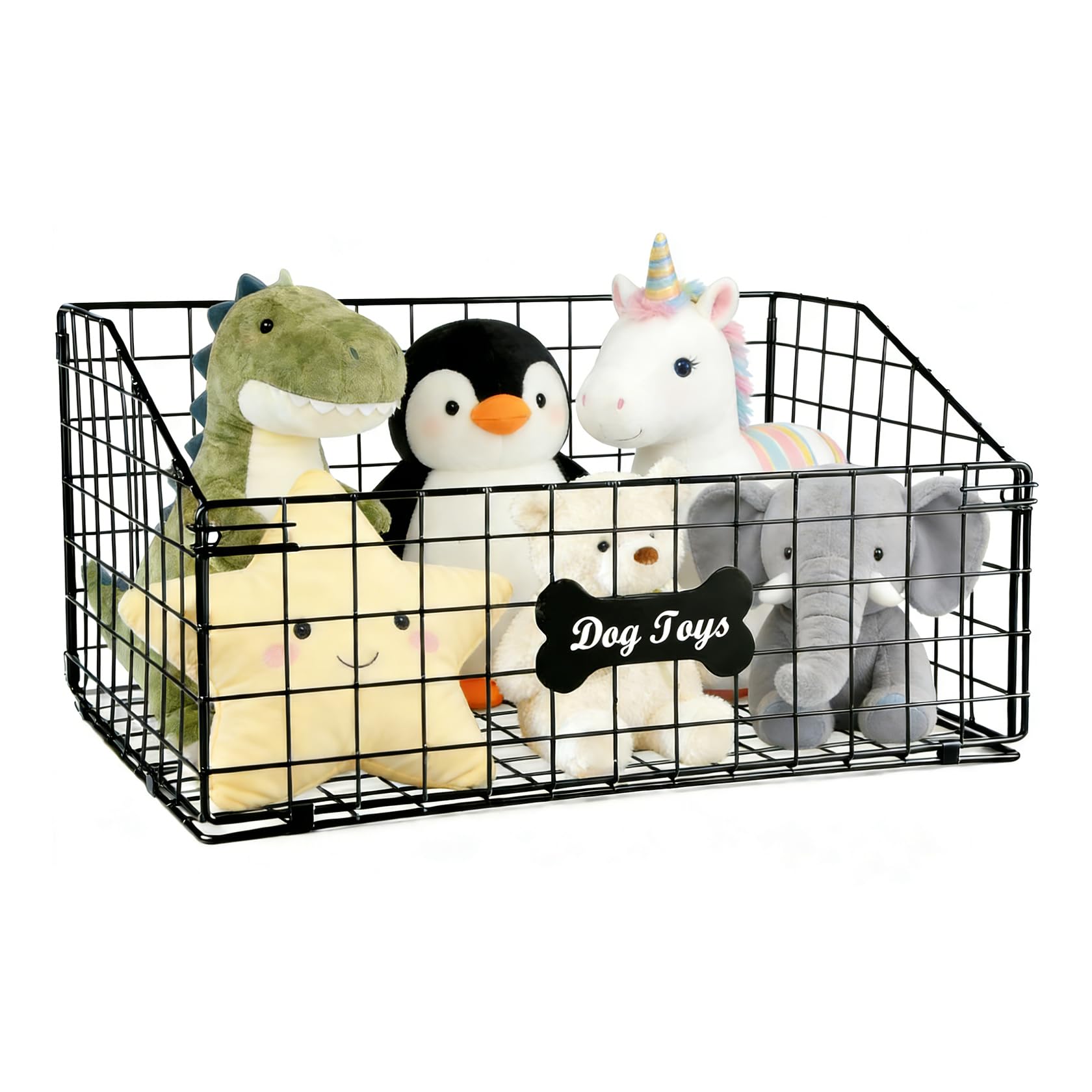 Panier pour jouets pour chien pliable pour en finir avec le désordre au sol