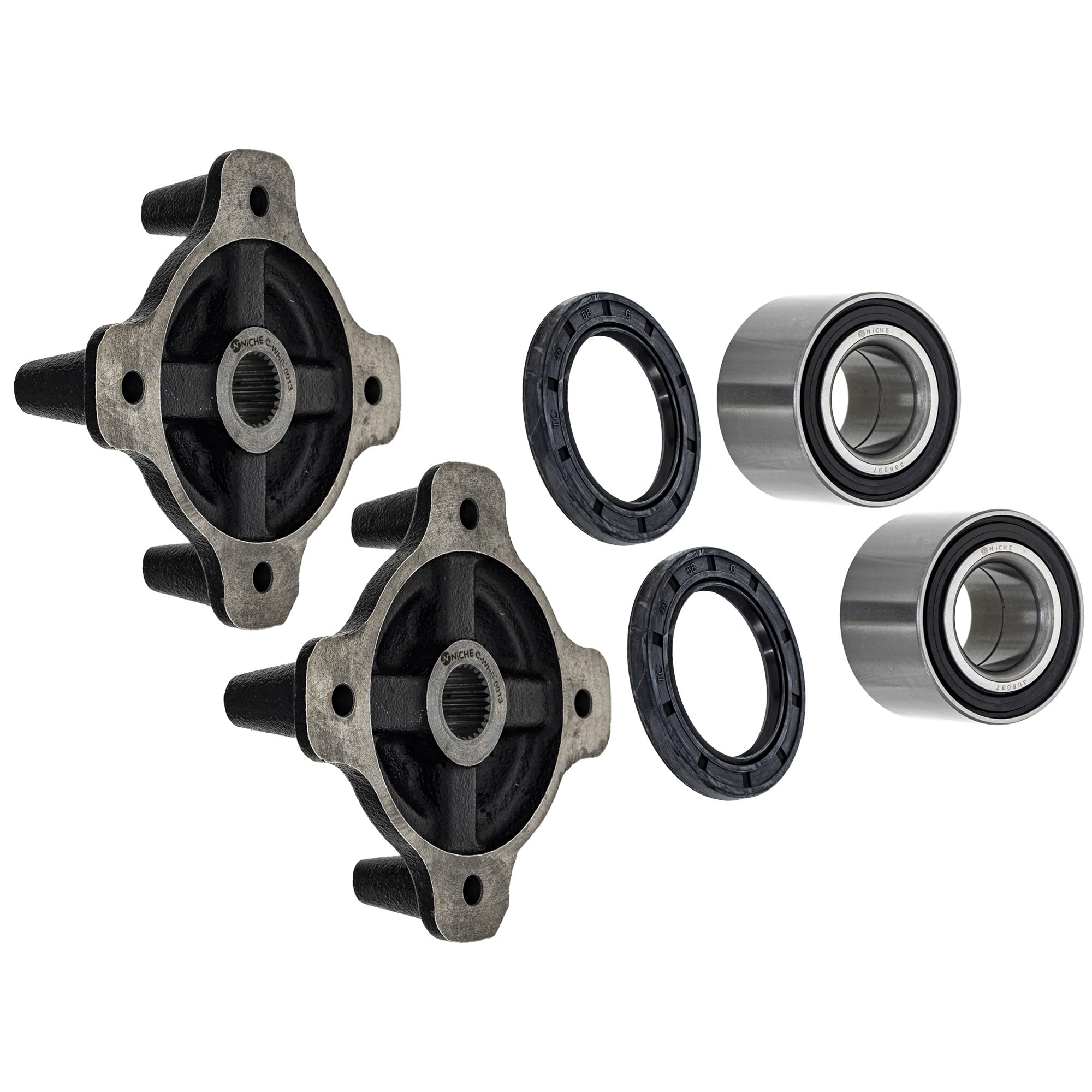 Wheel Hub Assembly Replacement For 2011-2020 Can-Am Commander 800 & 1000 UTV - Front/Rear Hub With Studs 705401314 & 705401964