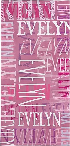 Let's Make Memories - Toalla de playa personalizada, toalla de piscina de microfibra personalizada, 4 colores, personalizable con tu nombre, 30 x 60