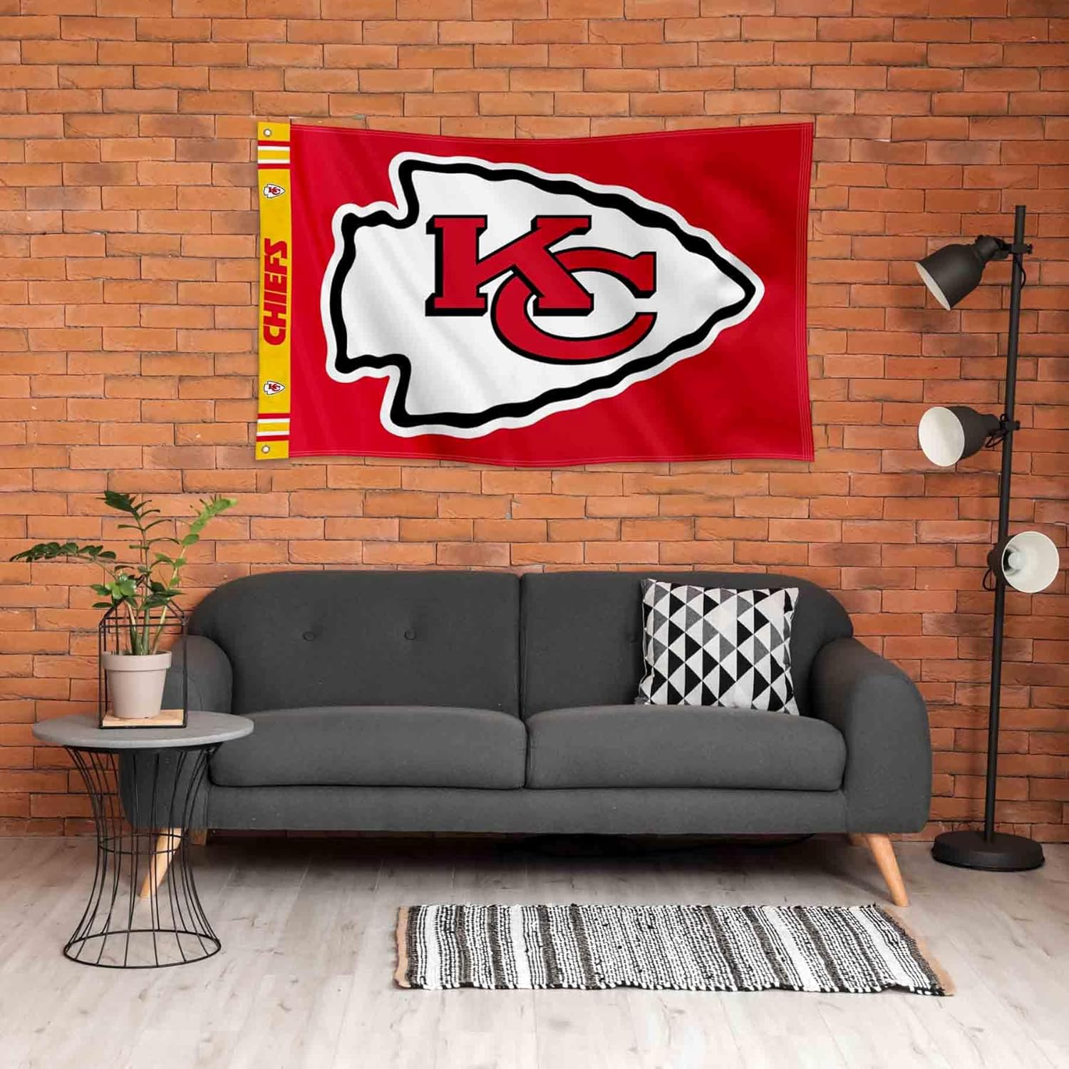 Kansas City Chiefs Printed Header 3x5 Foot Banner Flag - Image 4