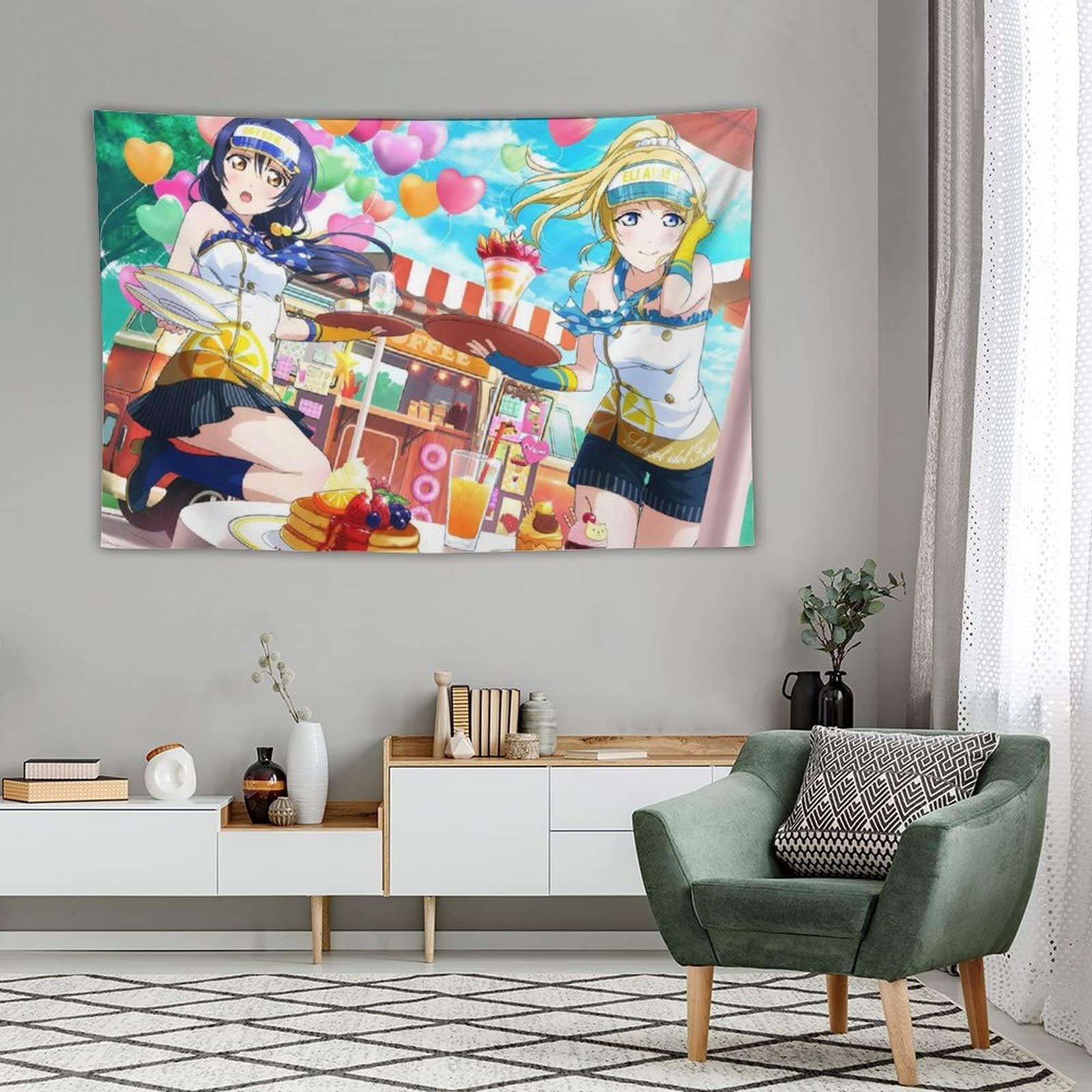 【フロンティアチャイルド】ラブライブ! タペストリー 絢瀬絵里&東條希 渡邊義弘 フロンティアチャイルド】ラブライブ! タペストリー 絢瀬絵里