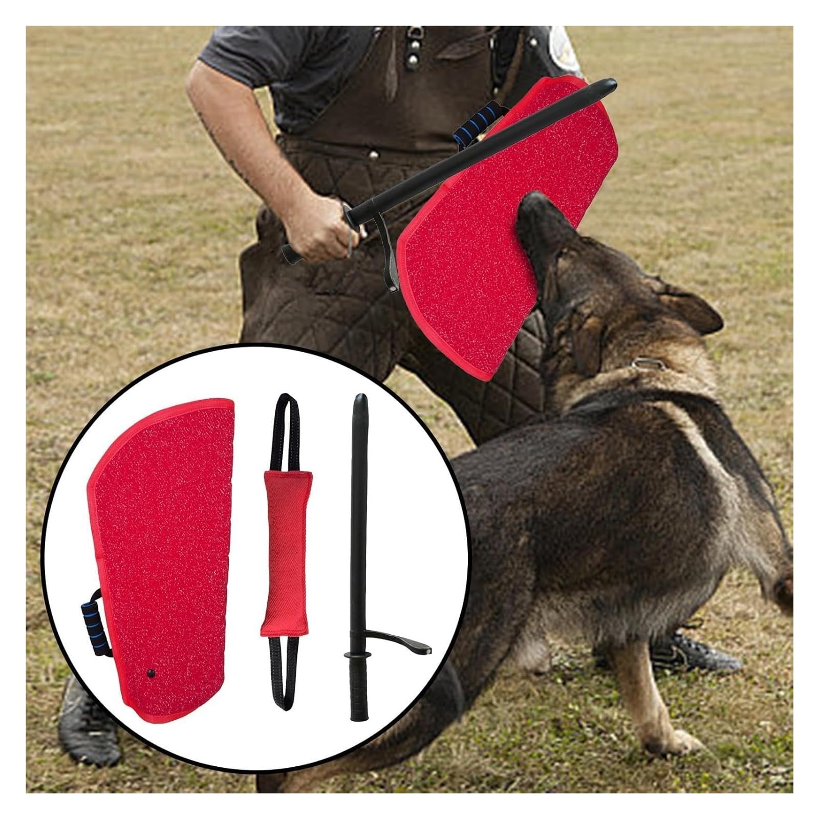 Entrenamiento de mordedura de Perro, Manga interactiva for mordeduras de Perros, Equipo de Entrenamiento con Palo for adiestramiento de Perros