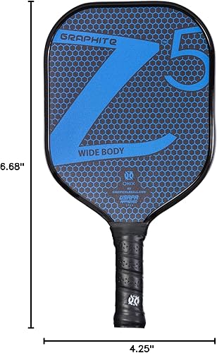 Miniatura 8 de ONIX Graphite Z5 Pickleball Paddle & Pure 2 bolas de pickleball para exteriores (paquete de 6) específicamente diseñadas y optimizadas para