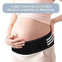 Vista 5 de Sacroiliac SI - Cinturón de cadera para mujeres y hombres, alivia la ciática, pélvica, espalda, soporte de espalda baja, cinturón de apoyo pélvico