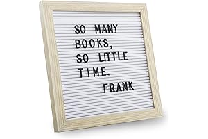 Changeable White Felt Letter Board for Personalization and Decoration