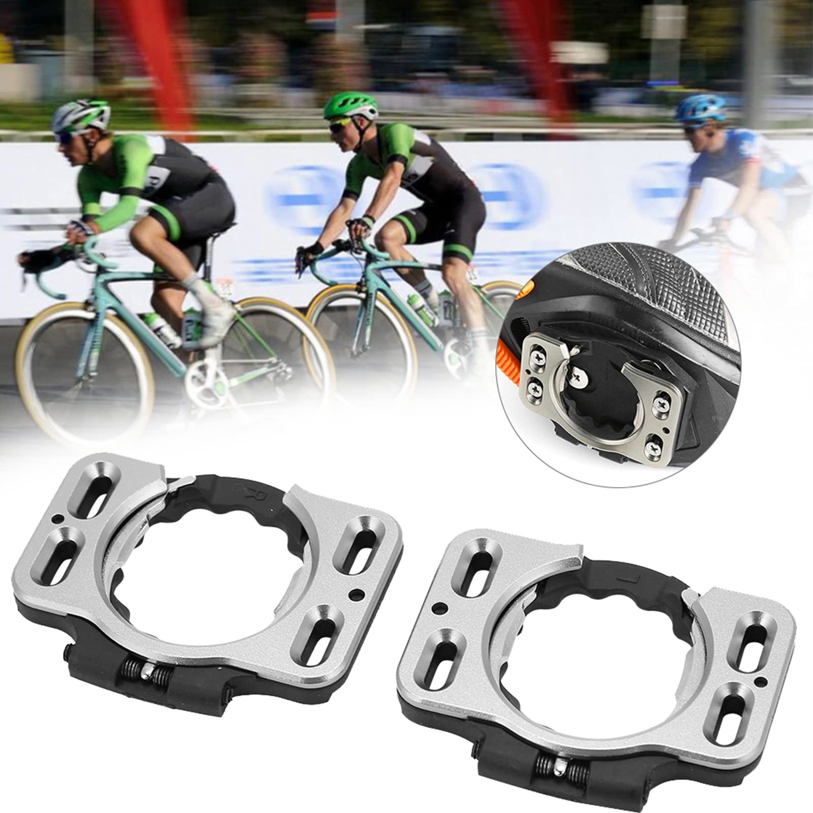 Scarpe Da Ciclismo A Sgancio Rapido Tacchetti Pedale Da Bicicletta