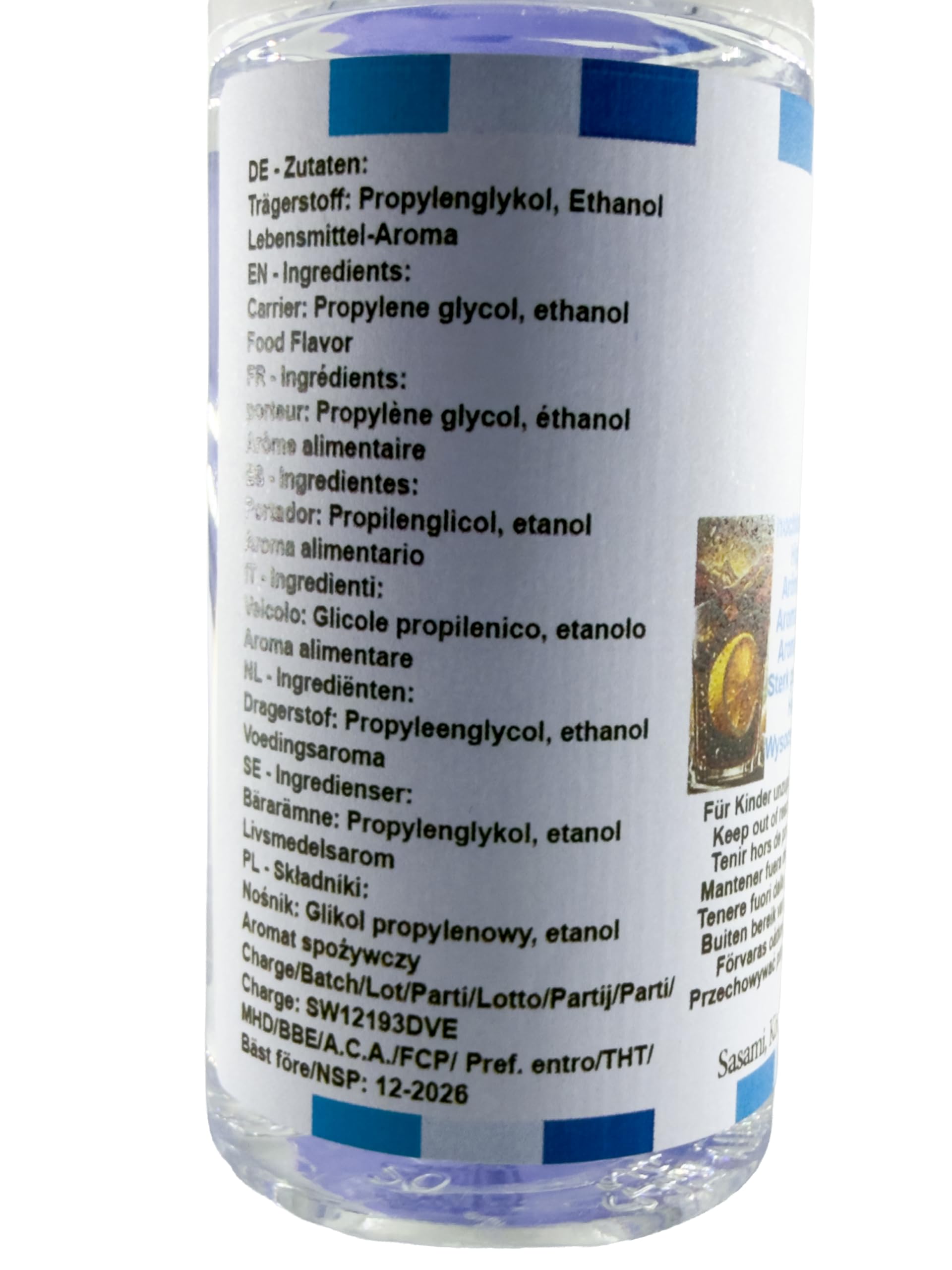 Cola Zitrone Typ Lemon Aroma Konzentrat - Vegan - Sasami - 100ml