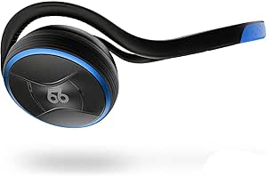 66 audio - PRO Voice - Bluetooth Wireless Headphones with Amazon Alexa Voice Recognition Technology, Black